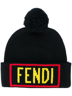 двусторонняя шапка Fendi
