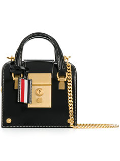Mrs. Thom Tiny with Chain Shoulder Strap in Calf Leather Thom Browne