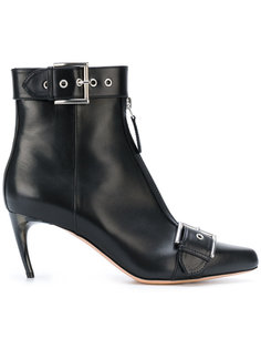 heeled buckle boots Alexander McQueen