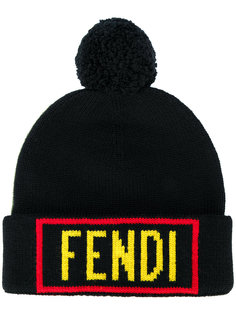 двусторонняя шапка Fendi