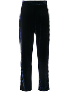 side-stripe velvet trousers  Aviù
