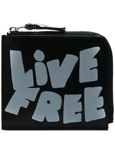 кошелек Live Free на молнии Comme Des Garçons Wallet