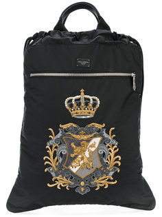 рюкзак на шнурке с заплаткой с гербом Dolce & Gabbana