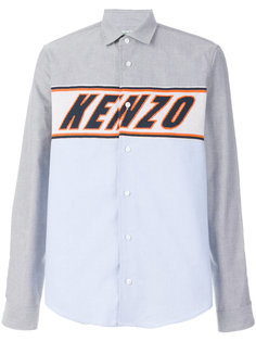 рубашка с трикотажной вставкой Kenzo