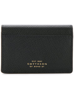 snap button wallet Smythson