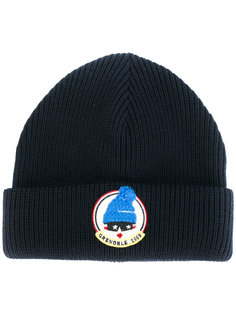ribbed logo patch beanie Moncler Grenoble