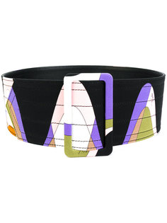 patterned waist belt Emilio Pucci