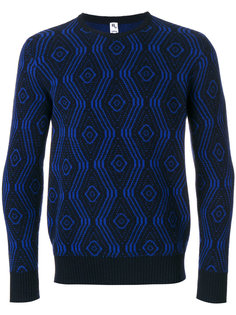свитер с геометрическим узором Doppiaa