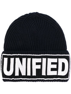 Unified ribbed beanie Versace