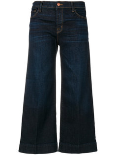 расклешенные укороченные джинсы J Brand