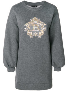 embellished oversized sweatshirt  Ermanno Ermanno