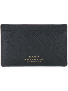 logo stamp cardholder Smythson