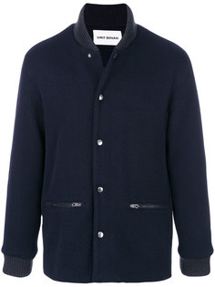 Knit Collar Herringbone bomber jacket Umit Benan