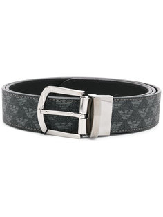 ремень с пряжкой с монограммами Emporio Armani