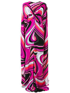 платье-туника с перекрестной отделкой  Emilio Pucci