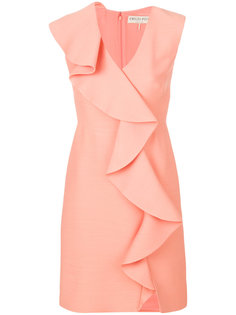 платье мини с оборкой  Emilio Pucci