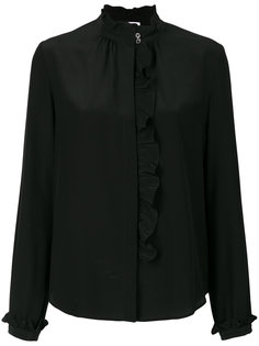 блузка с оборкой  Red Valentino