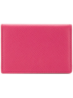 snap button wallet Smythson