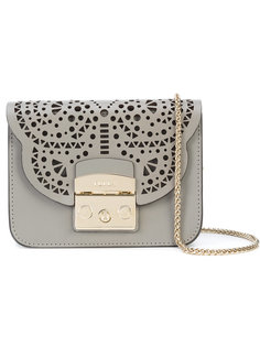 laser-cut detail shoulder bag Furla