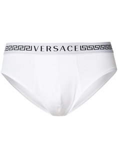 трусы с логотипом на резинке Versace