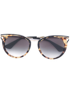 tortoiseshell frame gradient sunglasses Prada Eyewear