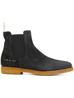 waxed Chelsea boots Common Projects