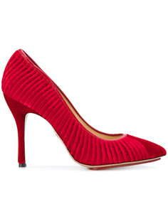 Bacall ribbed pumps Charlotte Olympia