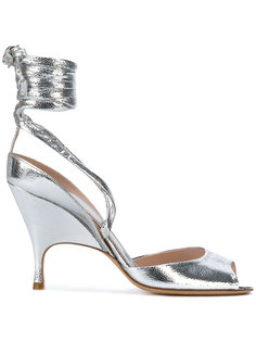 lace up open toe pumps Alchimia Di Ballin