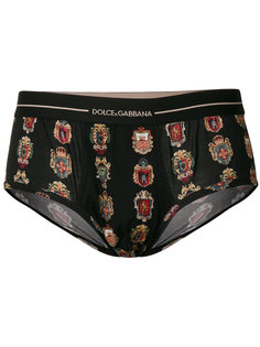 трусы Heraldic Silica Dolce & Gabbana Underwear