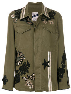 embroidered detail jacket History Repeats