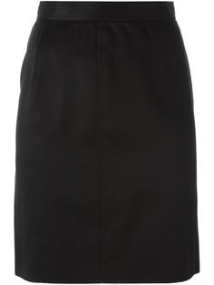 короткая юбка прямого кроя Yves Saint Laurent Vintage