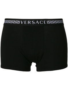 боксеры с логотипом на резинке Versace
