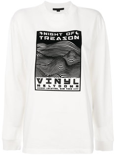 Night of Treason print sweatshirt Alexander Wang