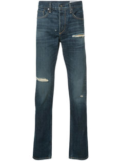 джинсы с рваными деталями Rag & Bone