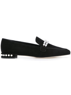 Guam pearl embellished loafers Stuart Weitzman