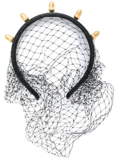 acorn detail net hairband Red Valentino