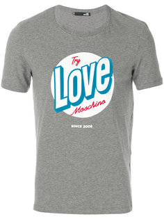 футболка с принтом с логотипом Love Moschino