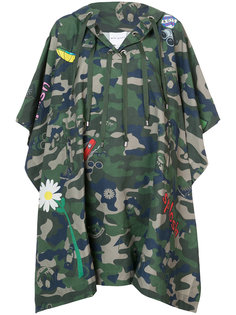 camouflage cape with graphics  Mira Mikati
