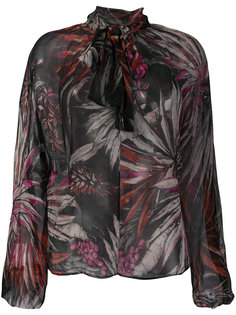 floral print blouse  Fausto Puglisi