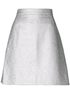 А-образная юбка металлик  Carven
