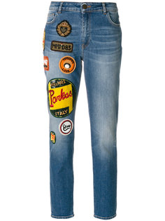 прямые джинсы с нашивками  Mr & Mrs Italy