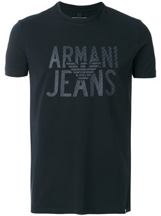 футболка с принтом логотипа Armani Jeans