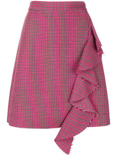 юбка с необработанными краями MSGM