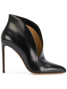 asymmetric upper stiletto pumps Francesco Russo