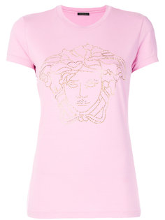 футболка с заклепками Medusa Versace