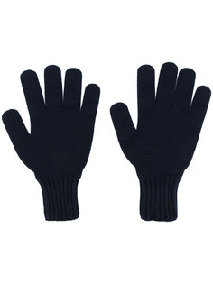 ribbed trim gloves  Drumohr