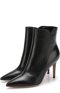 Кожаные ботильоны Levi на шпильке Gianvito Rossi