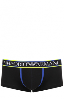 Хлопковые боксеры с широкой резинкой Emporio Armani