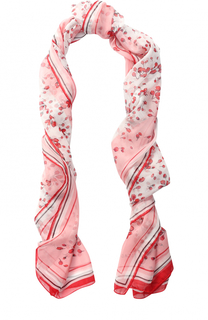 Шелковый шарф с принтом Escada