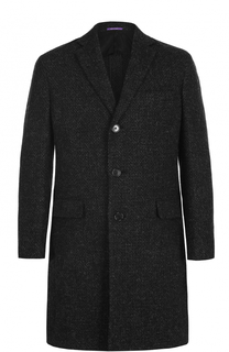 Шерстяное однобортное пальто Ralph Lauren